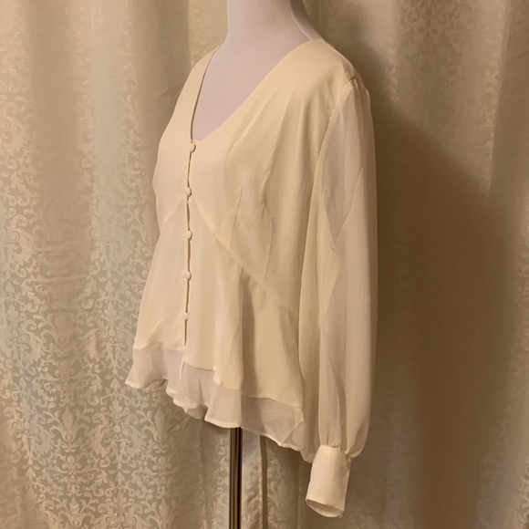 Nine West Cream Blouse - Picture 2 of 7